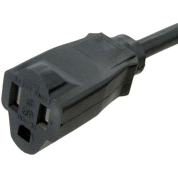 StarTech.com 10ft (3m) Power Extension Cord, NEMA5-15R to NEMA5-15P - PAC10110 - Image 3